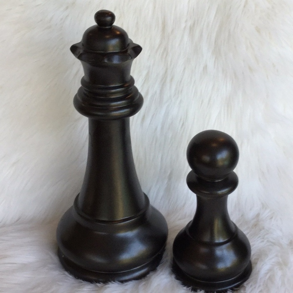 Decorative Oversized Chess Decor with Cute Patents
